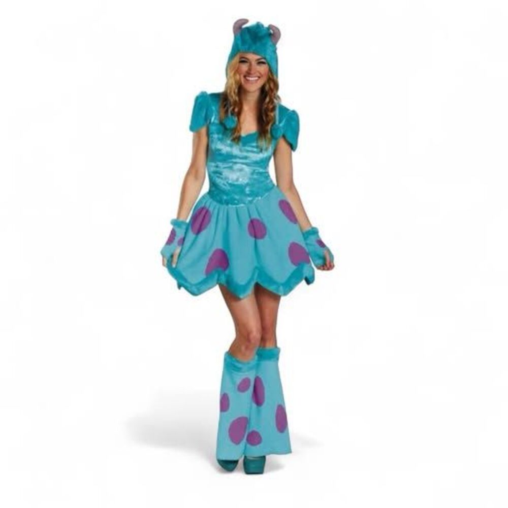 Monster University Sassy Sulley Women's Adult Or Junior Costume Size Large